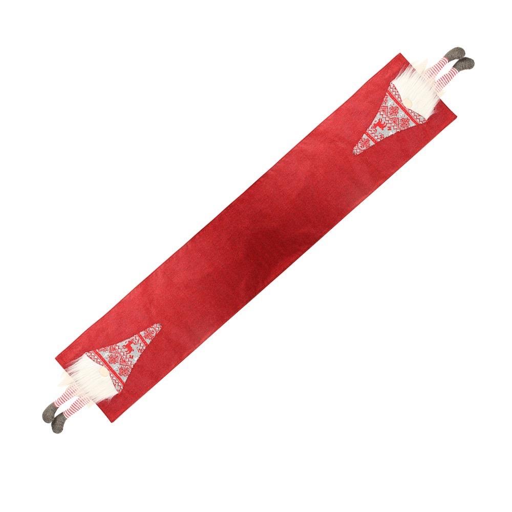 Coverta Taplak Meja Dekorasi Natal Table Runner Christmas Sleepy Santa