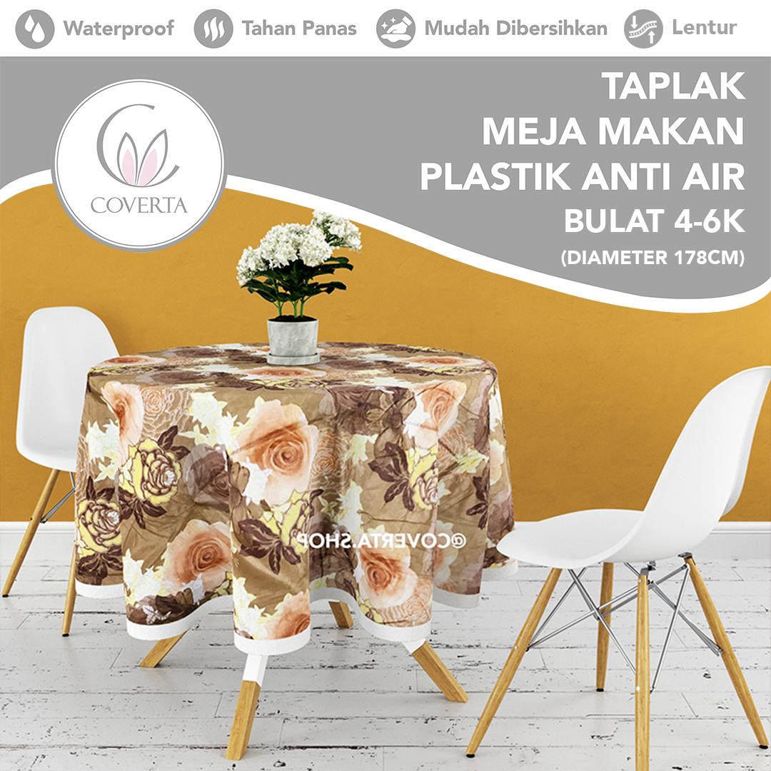 Taplak Meja Makan Motif Anti Air - Alas Meja Waterproof