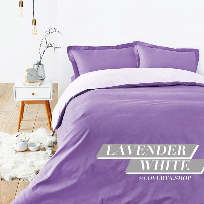Selimut Duvet / Quilt  + Sprei FULL SET Cotton Kombinasi Warna