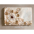 Taplak Meja Makan Bordir Cream Set Serbet 4-6 Kursi - 135x180cm