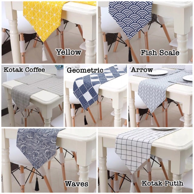 Table Runner / Bed Runner - Taplak Meja - 28x160cm
