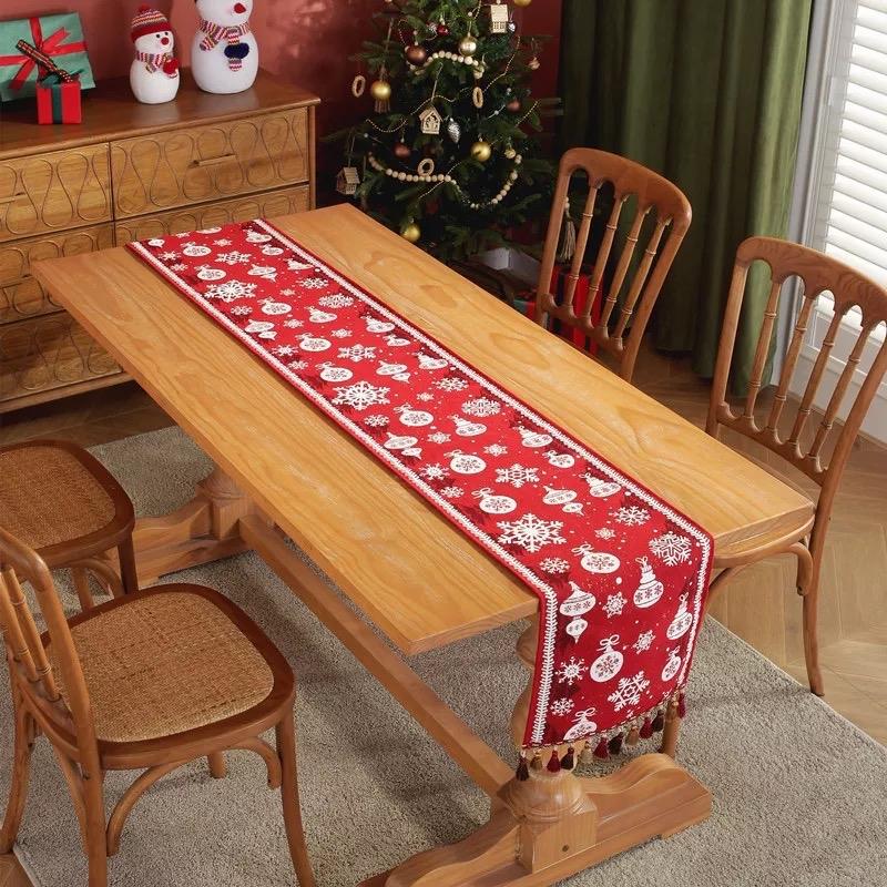 Table Runner Natal Premium Series | Taplak Meja Dekorasi Natal Christmas Ornament