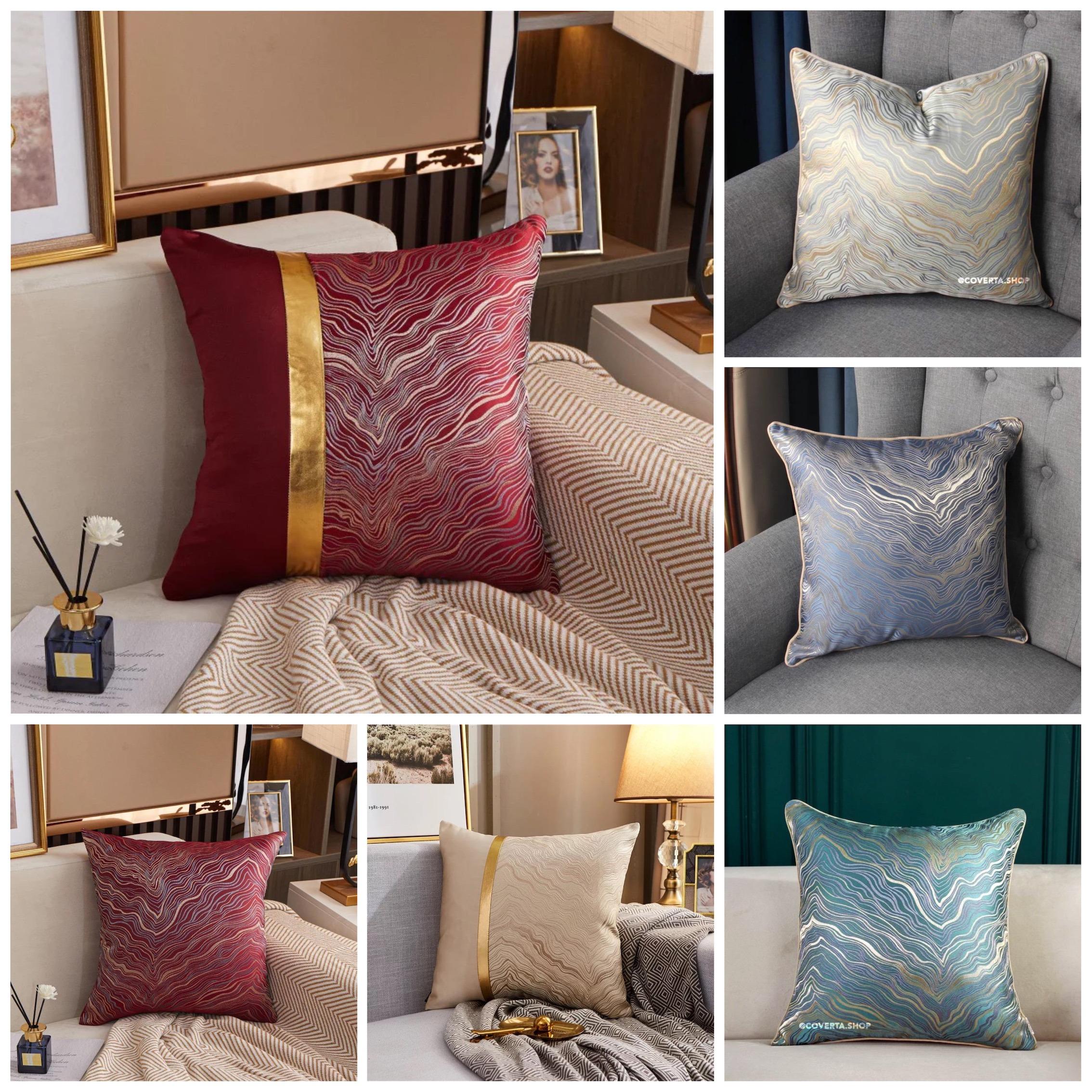 Pillow Cover / Sarung Bantal Kursi Sofa Marble 45x45cm