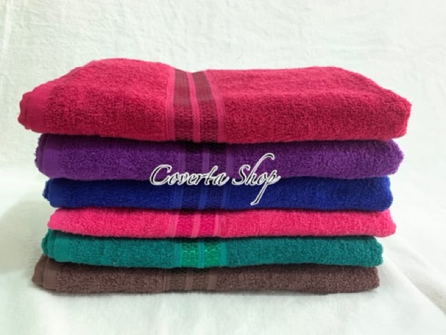 Handuk Mandi Dewasa Polos Aneka Warna Terry Bay