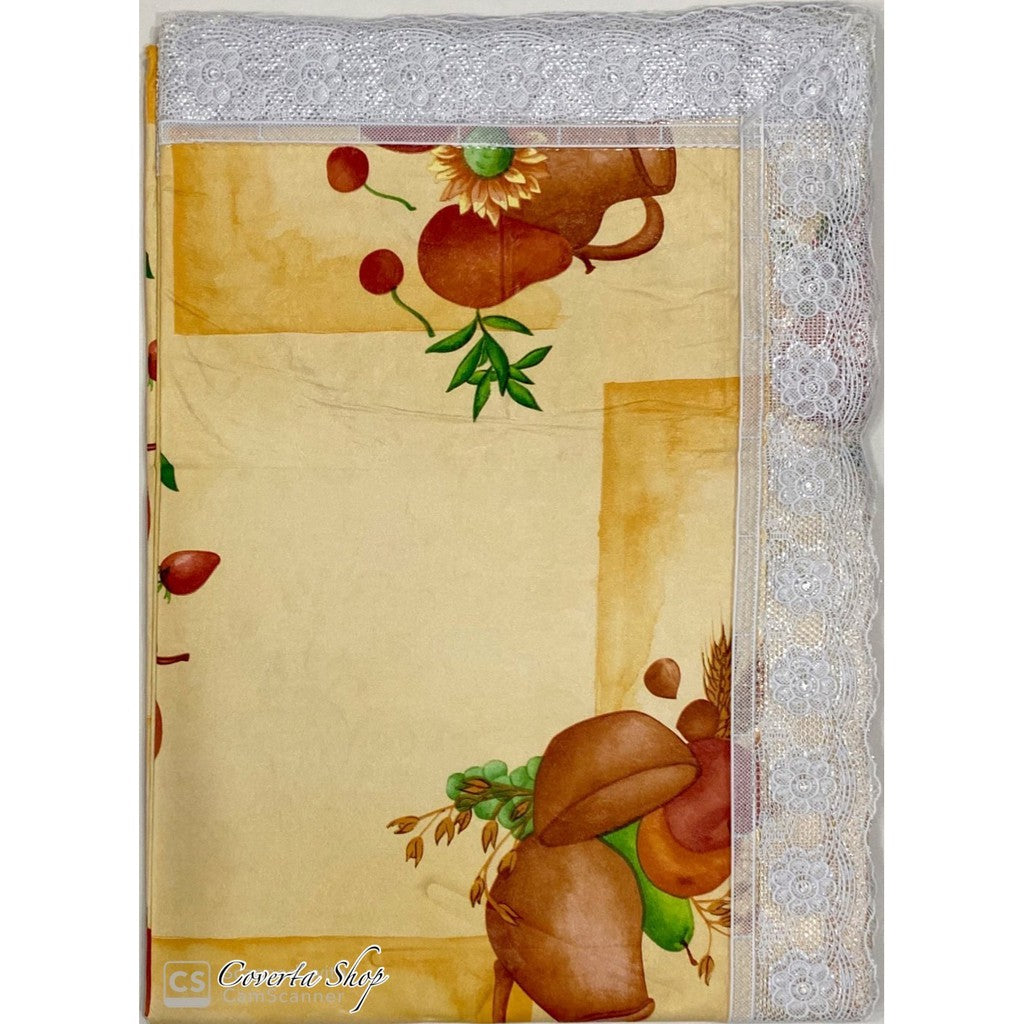 Taplak Meja Makan Plastik Anti Air Segi 137x183cm