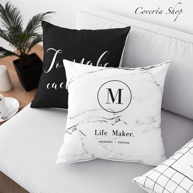 Sarung Bantal Kursi Sofa Minimalis Scandinavian 45x45cm
