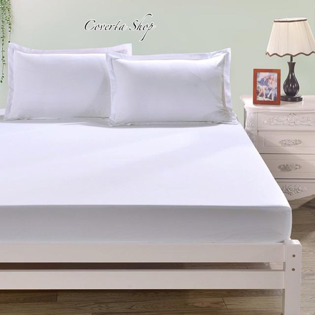 Bed Cover Set Hotel Putih Polos 160/180/200x200x30cm