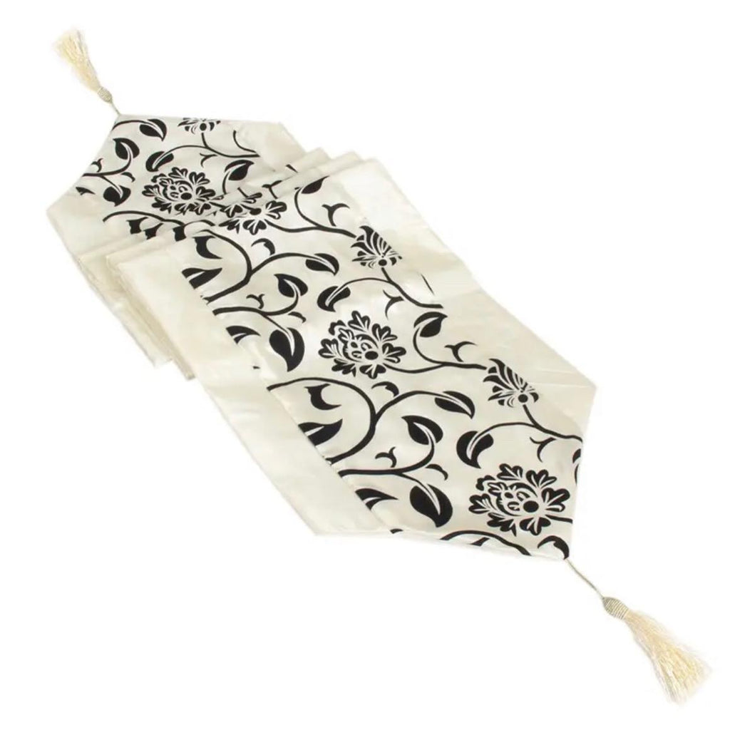 Taplak Meja Aesthetic Ruang Tamu | Table Runner Satin 30x200cm