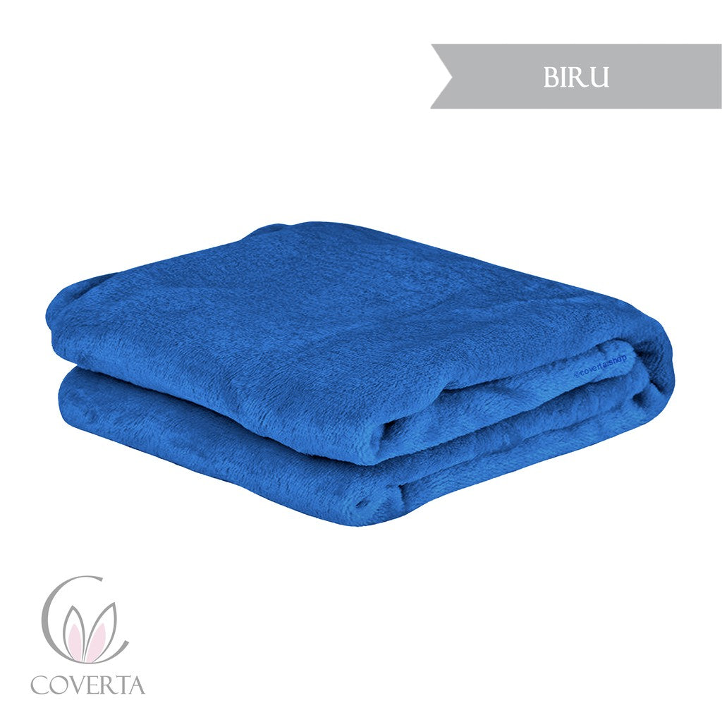 Selimut Polos Hotel Bulu Halus 150x200cm