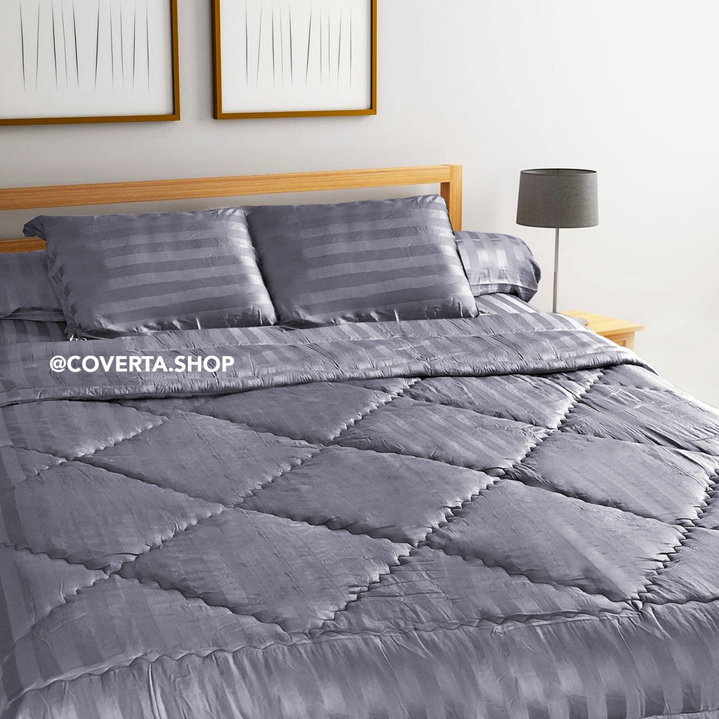 Bed Cover Set Hotel Dobby 400TC 160x200 / 180x200 / 200x200