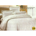 Bed Cover Set Pengantin - Jacquard Bordir  - King Size 180x200x40cm