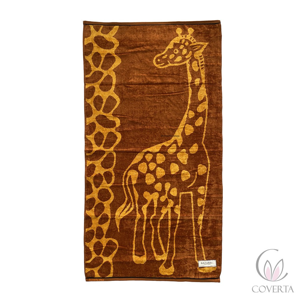 Handuk Mandi Dewasa Premium Motif Leopard Safari 65x130cm