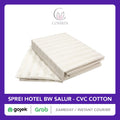 Sprei - Seprei HOTEL Putih Polos Salur / Kotak - 140x200x30cm