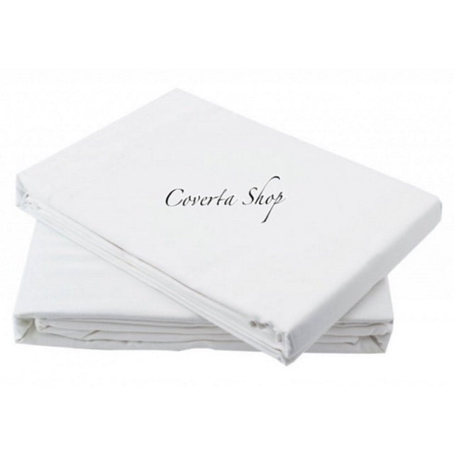 Duvet Cover Hotel Putih Polos / Salur + Isi Duvet 150x210cm