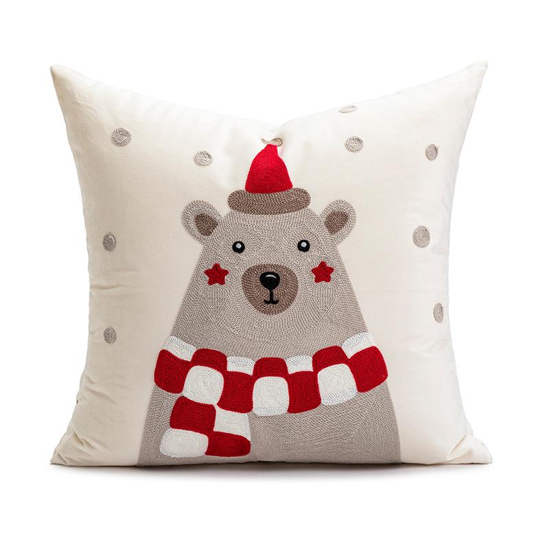 Cover Sarung Bantal Kursi Sofa Natal 45x45cm Christmas Premium Series