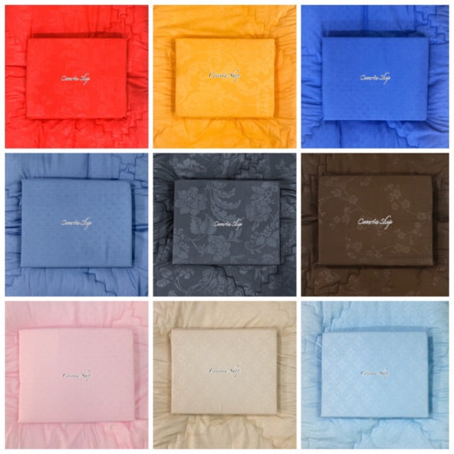 Bed Cover Set Polos Emboss - King Size - 180x200x30cm