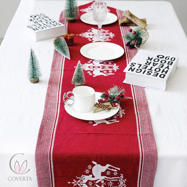 Table Runner Christmas - Taplak Meja Natal Tenun 35x175cm