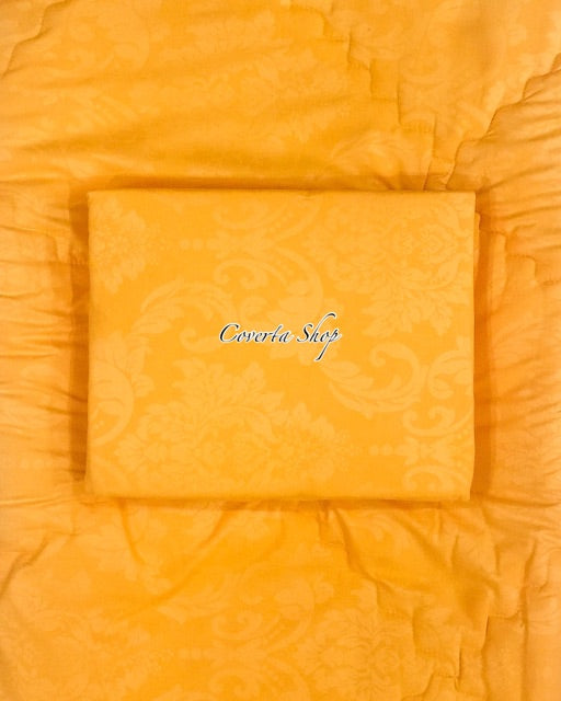Bed Cover Polos Motif Emboss Set 180x200x30cm