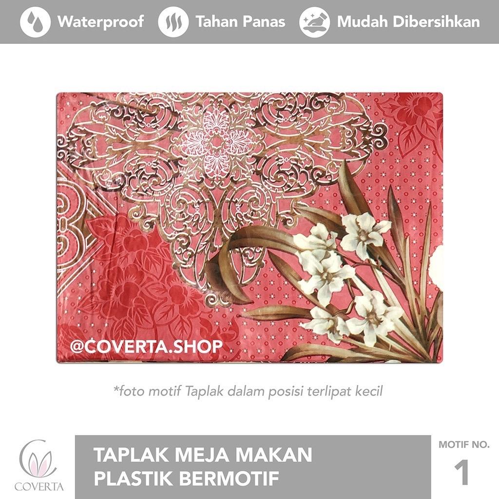 Taplak Meja Makan Waterproof OVAL Aesthetic Anti Air