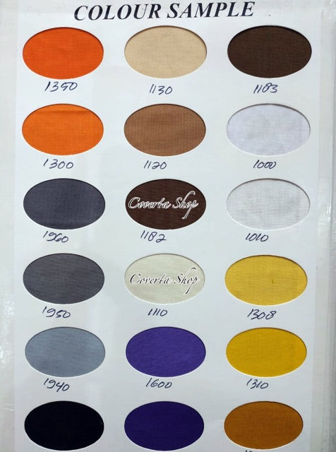 Sarung Bantal Cinta Katun Polos 50x95cm