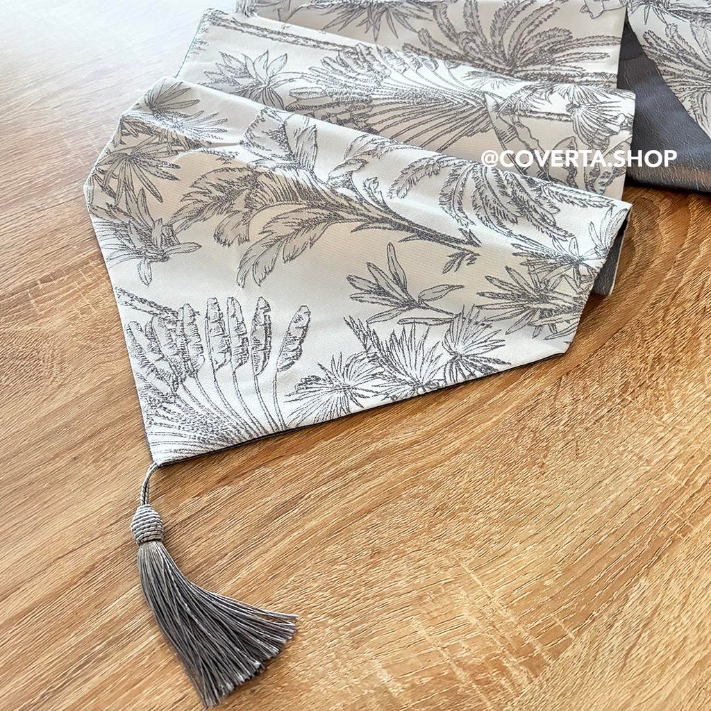 Table Runner DR Vintage - Taplak Meja Makan Estetik Motif Vintage | Alas Meja Tamu Minimalis