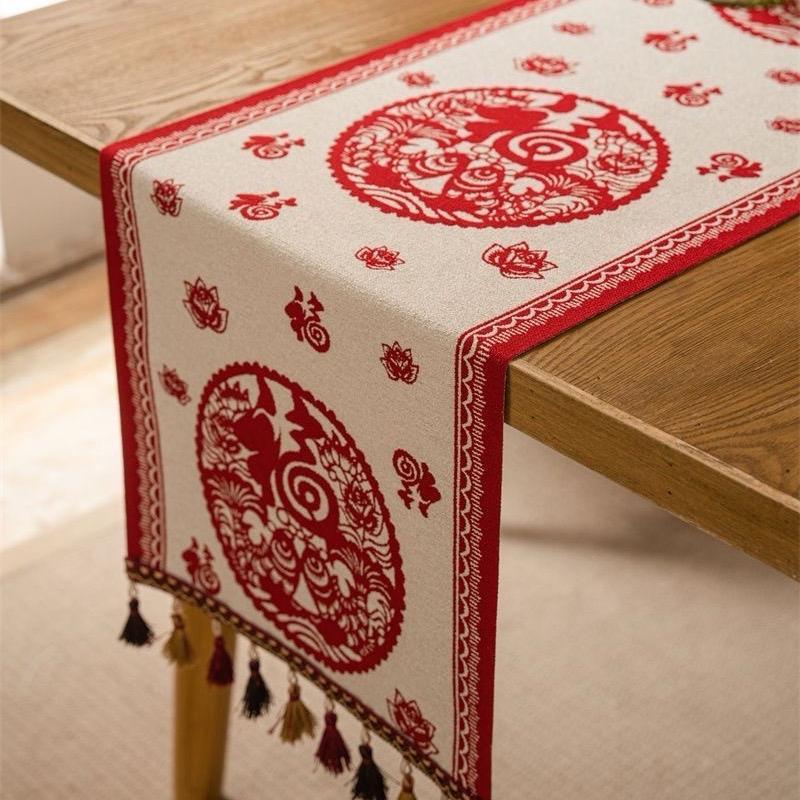 Table Runner Aesthetic | Taplak Meja Estetik Motif Fortune