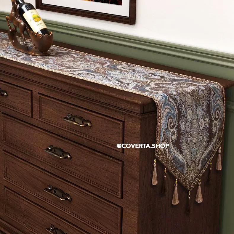Table Runner Aladdin Classic Luxury | Taplak Meja Panjang Motif Klasik