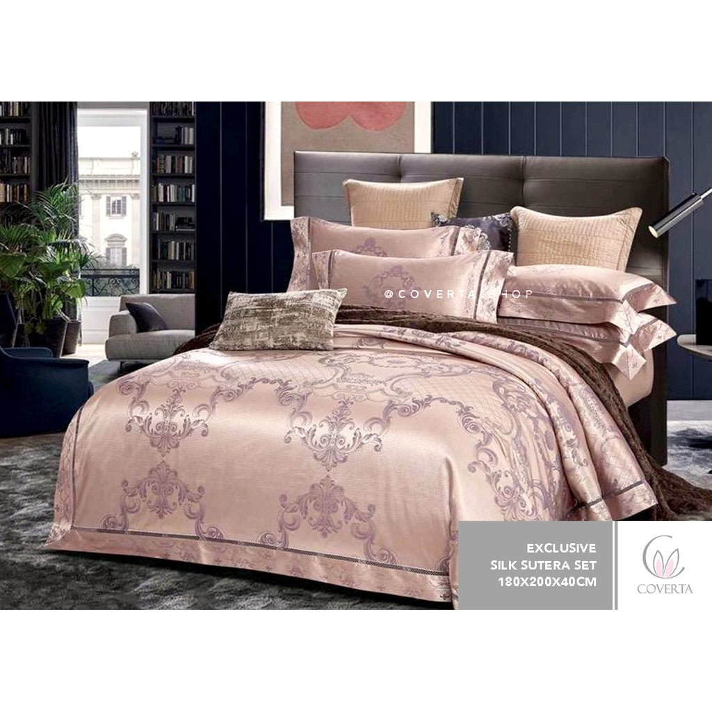 Bed Cover Set Sutera - Sutra Silk Import 180x200x40cm