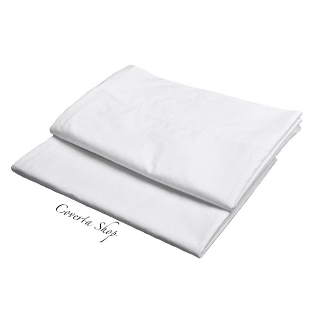 Bed Cover Set Hotel Putih Polos 160/180/200x200x30cm