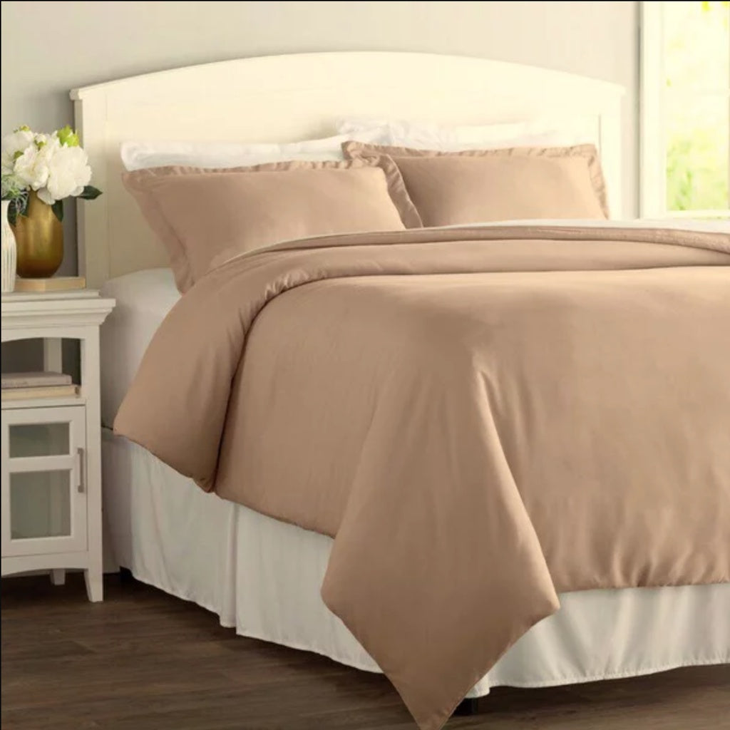 Sarung Duvet - Quilt Cover CVC Cotton Polos Warna / Kombinasi Warna