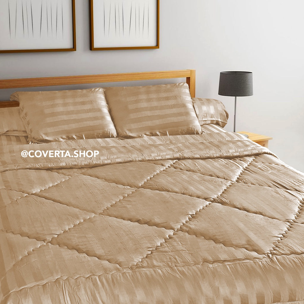 Bed Cover Set Hotel Dobby 400TC 160x200 / 180x200 / 200x200