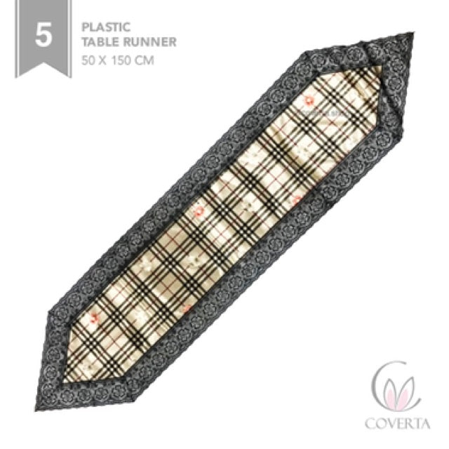 Table Runner Plastik Waterproof 50x150cm