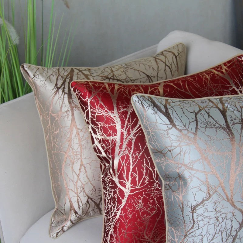 Pillow Cover / Sarung Bantal Kursi Sofa Motif Grass Root 45x45cm