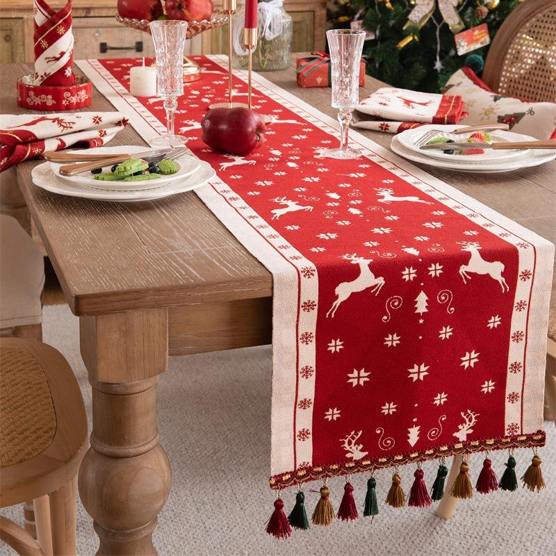 Table Runner Natal Premium Series | Taplak Meja Dekorasi Natal Christmas Ornament