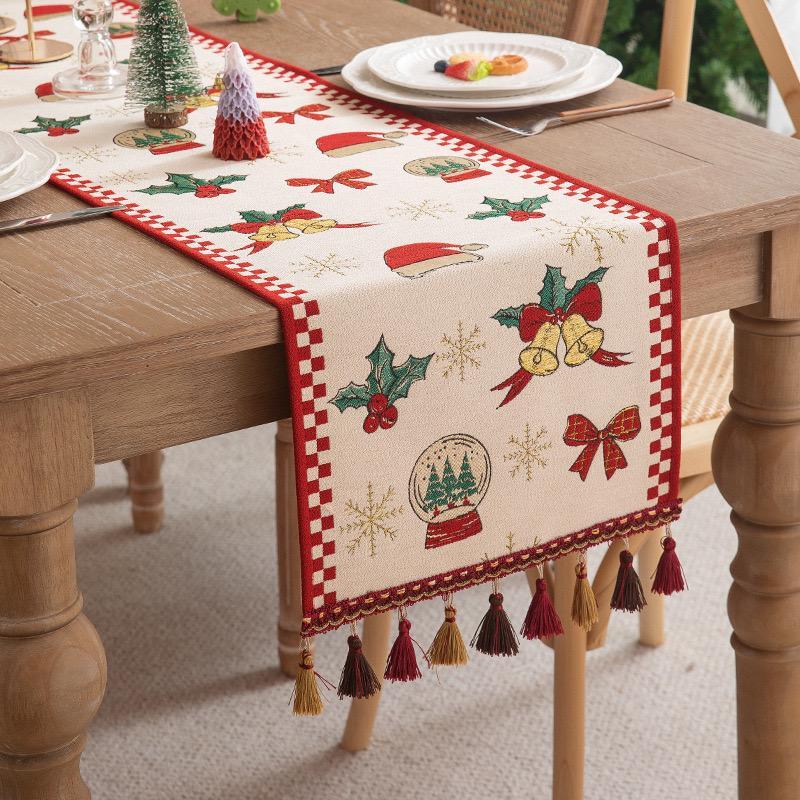 Table Runner Natal Premium Series | Taplak Meja Dekorasi Natal Christmas Ornament