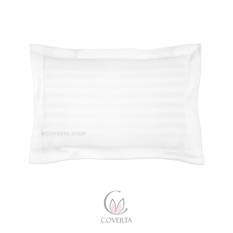 Sarung Bantal Kepala & Sarung Guling Tambahan Hotel Putih Emboss