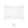 Sarung Bantal Kepala & Sarung Guling Tambahan Hotel Putih Emboss