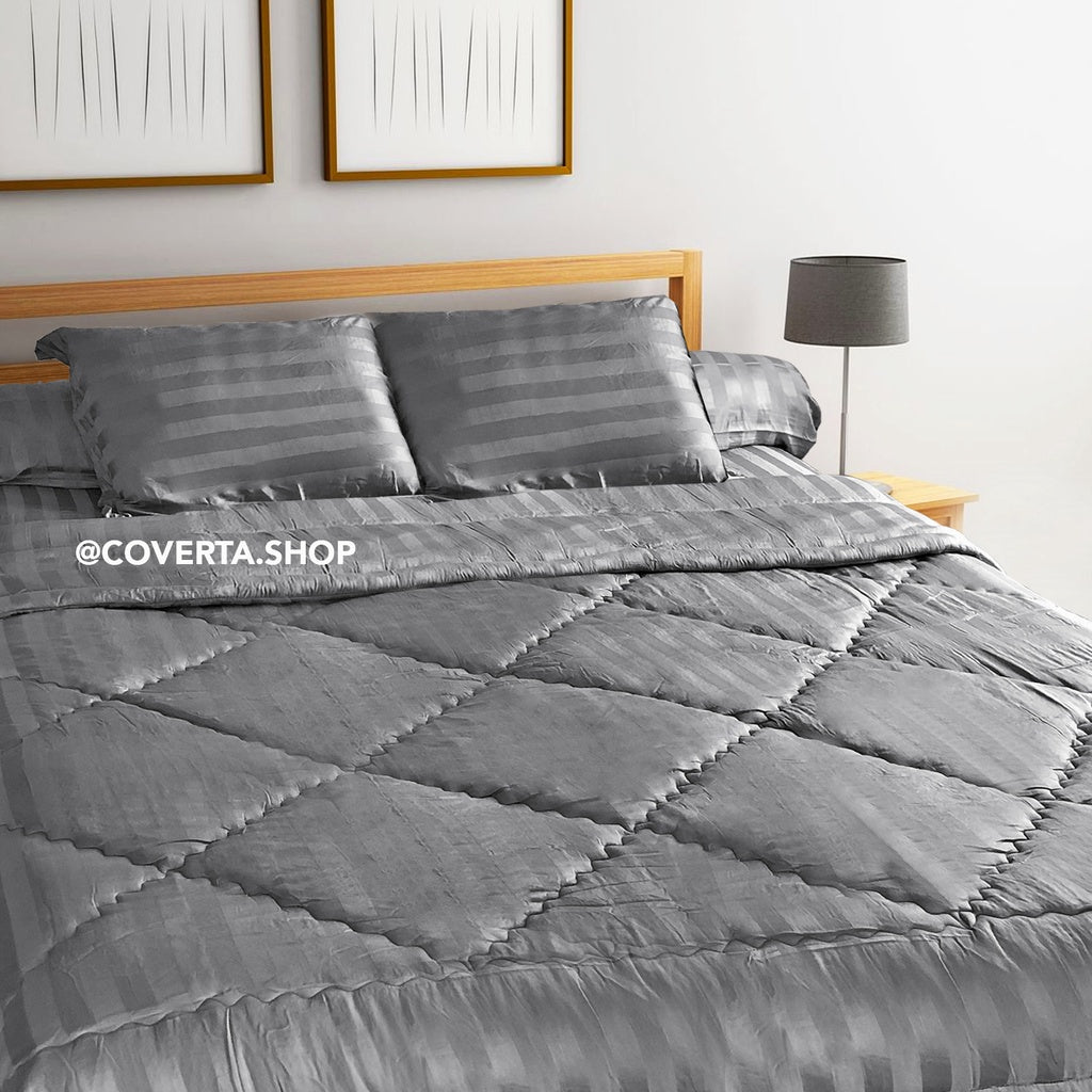 Bed Cover Set Hotel Dobby 400TC 160x200 / 180x200 / 200x200