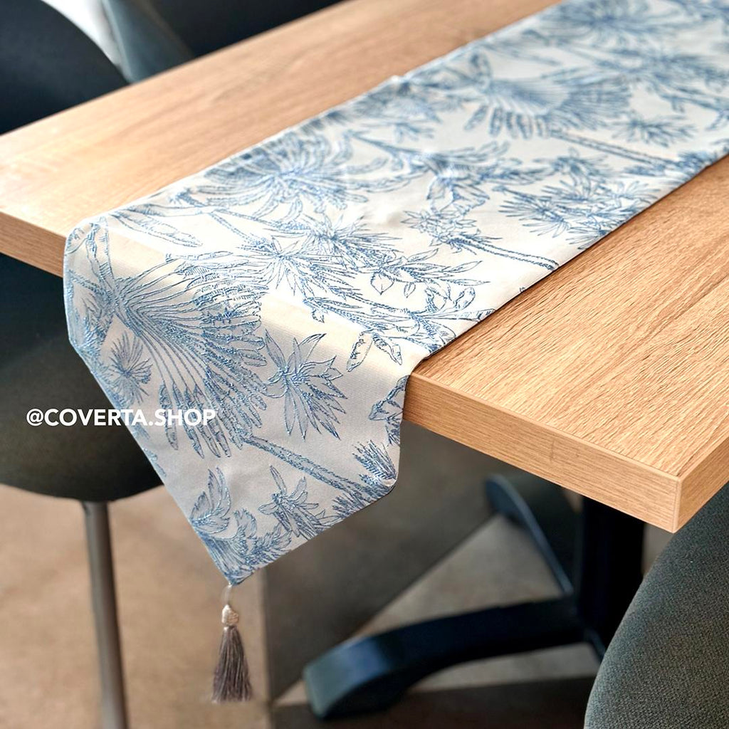 Table Runner DR Vintage - Taplak Meja Makan Estetik Motif Vintage | Alas Meja Tamu Minimalis