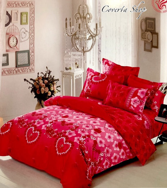 Sprei Katun Jepang Pengantin Size 160/180/200x200x40cm