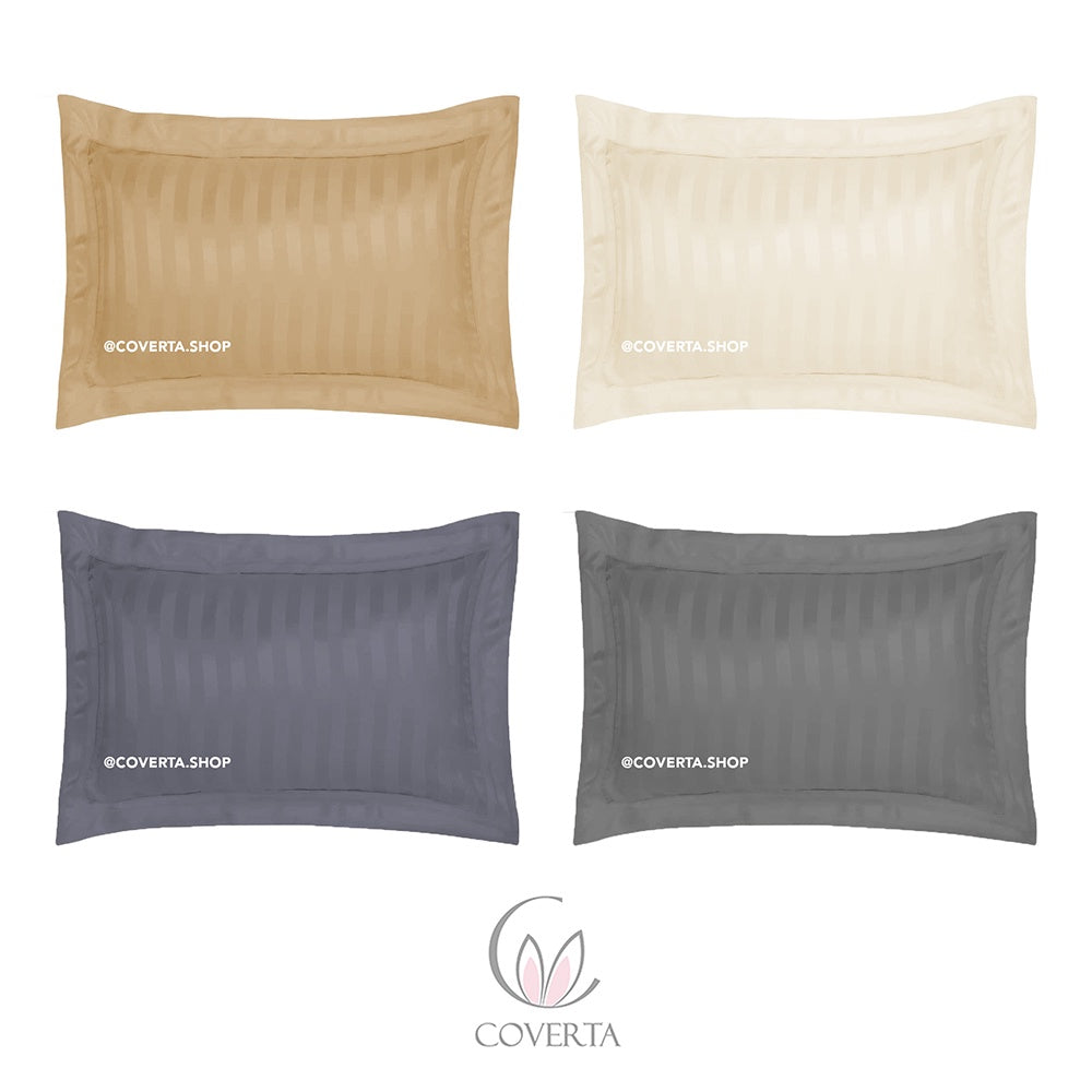 Sarung Bantal Tidur Standar Hotel Dobby 400TC Size Kingkoil
