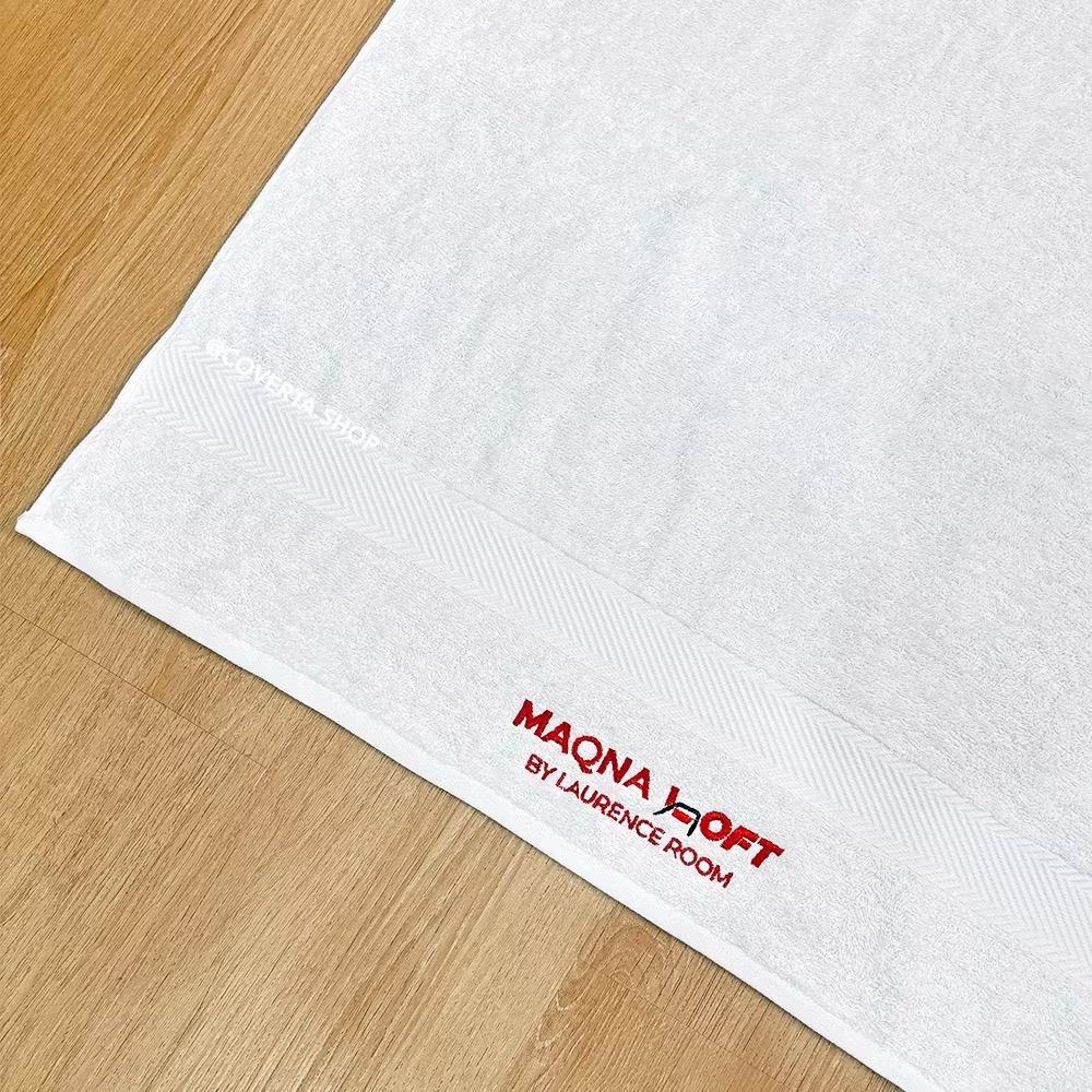 Handuk Hotel Premium Custom Bordir Logo - Grosir Handuk Salon - Handuk Klinik - Handuk Souvenir 100% Katun