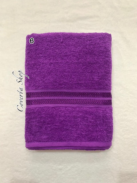 Handuk Mandi Dewasa Polos Aneka Warna Terry Bay