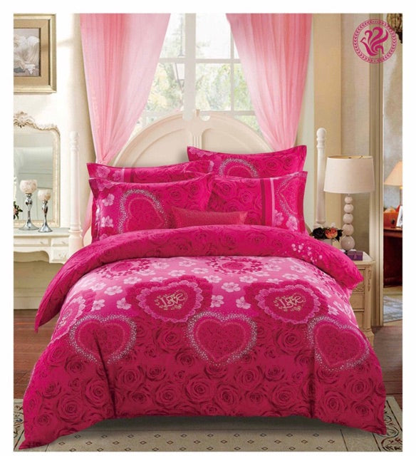 Sprei Katun Jepang Pengantin Size 160/180/200x200x40cm