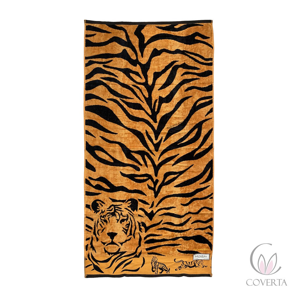 Handuk Mandi Dewasa Premium Motif Leopard Safari 65x130cm