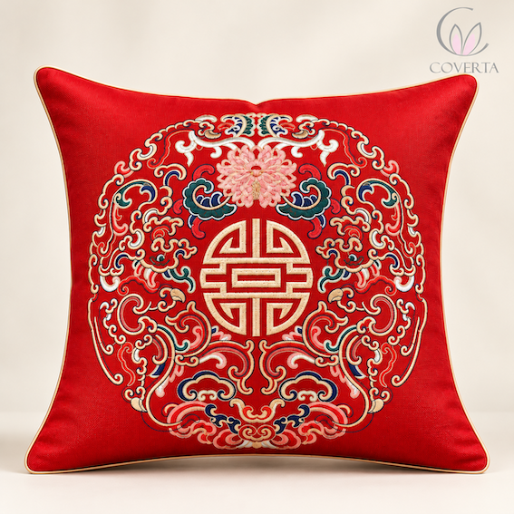 Table Runner Zen Coverta | Taplak Meja Makan Panjang Dekorasi Imlek