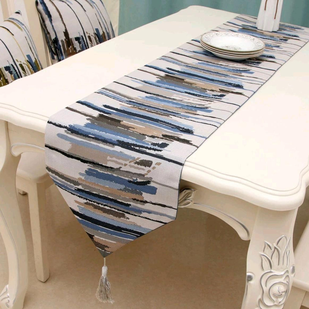 Table Runner / Taplak Meja Tamu Panjang / Taplak Meja Makan Tenun Linen