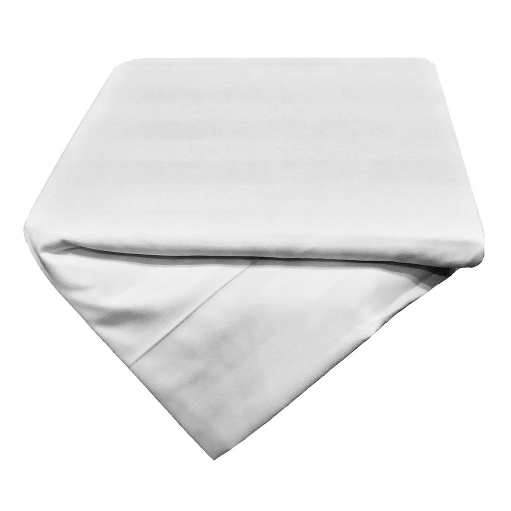 Sprei Hotel Putih Salur Emboss Atlantic 160/180/200x200 tinggi 20cm