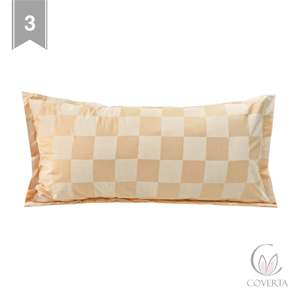 Sarung Bantal Cinta Katun - Motif 50x95cm