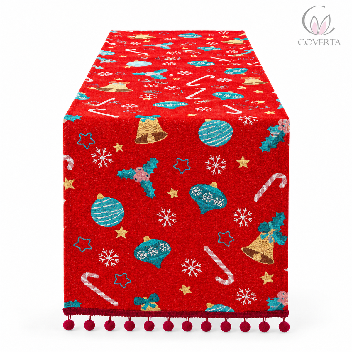 Table Runner Natal | Taplak Meja Panjang Hiasan Meja Christmas Santa Pohon Natal